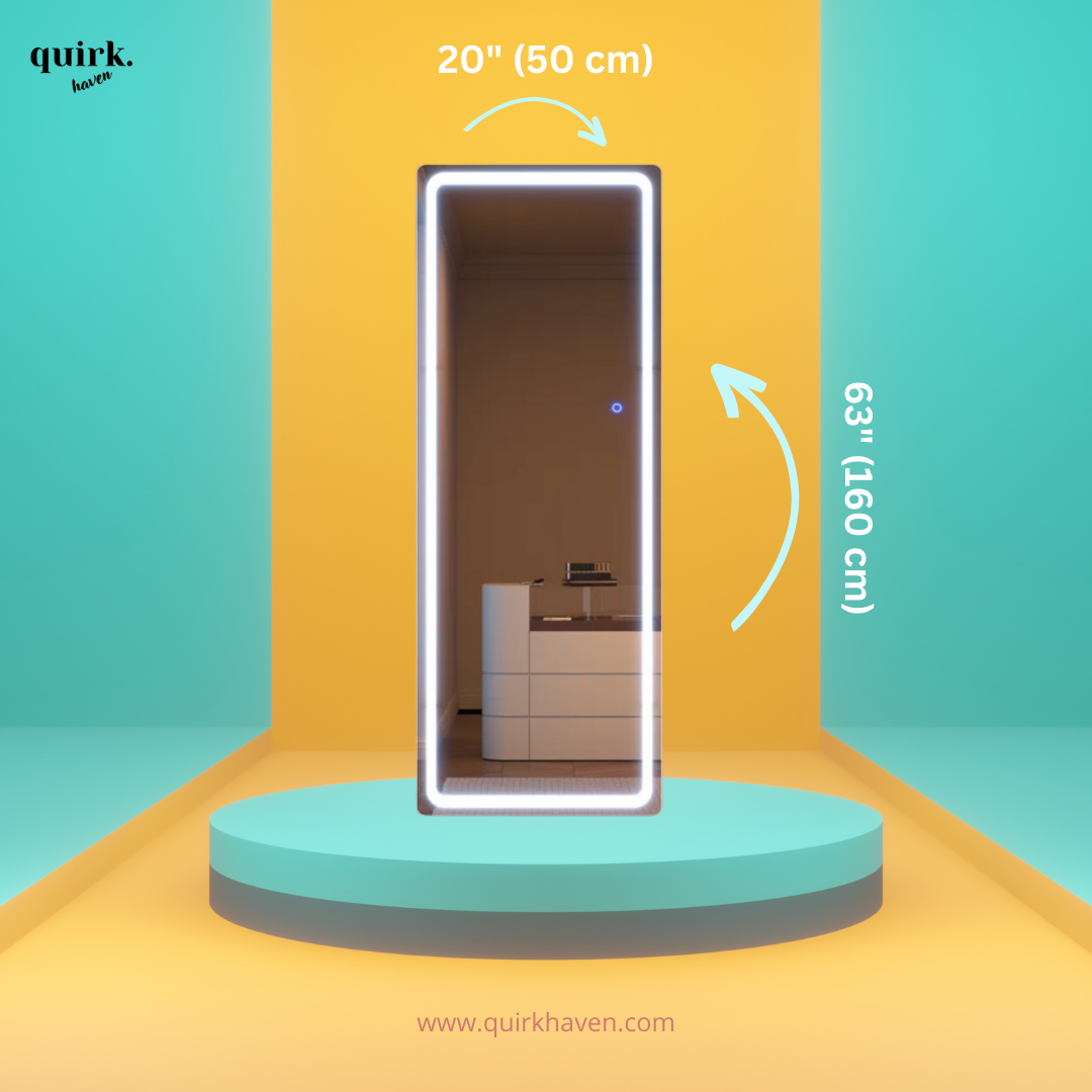Quirk's Smart LED Mirror with Touch Control