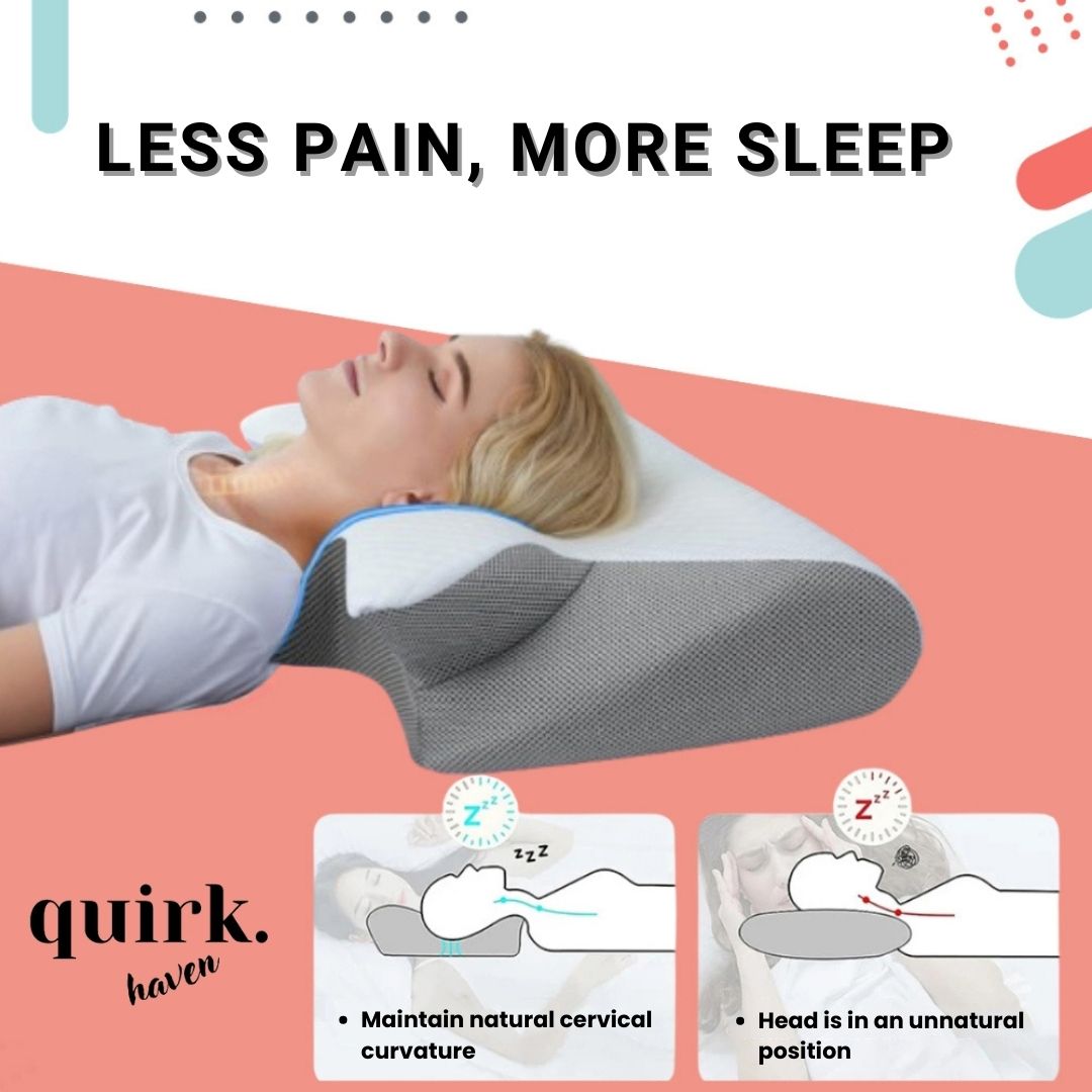 Quirk's SleepAlign™ Technology Comfort Pillow