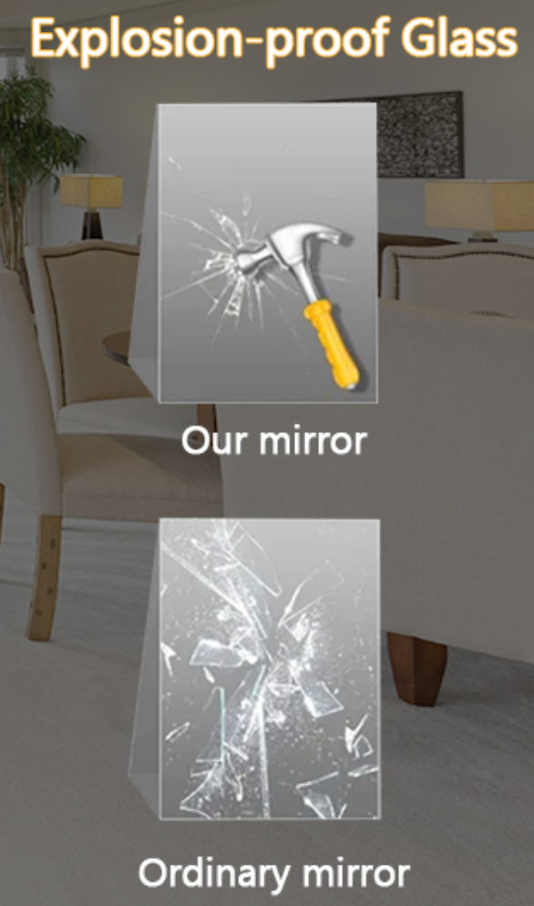 Quirk's Smart LED Mirror with Touch Control