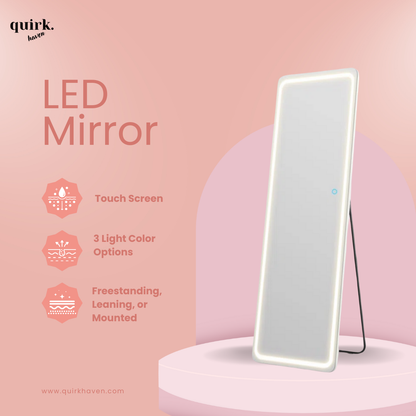 Quirk's Smart LED Mirror with Touch Control