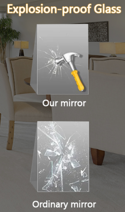 Quirk's Smart LED Mirror with Touch Control